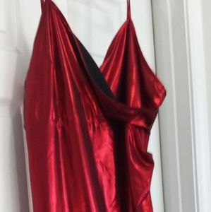 Beautiful red metallic party dress.Size 1XL  brand SheIn Curve. Brand new!